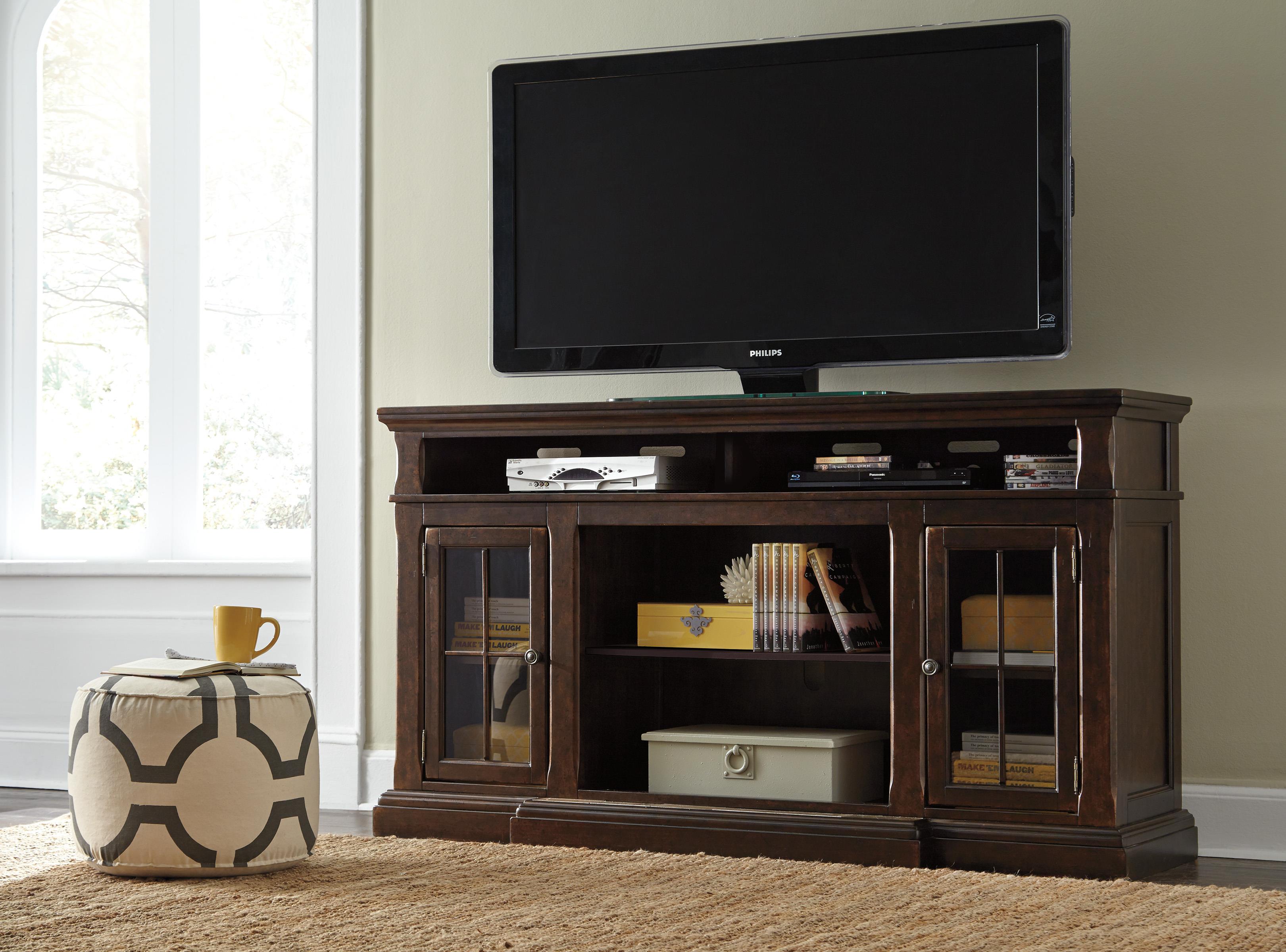 Signature Design by Ashley Roddinton Extra Large TV Stand with
